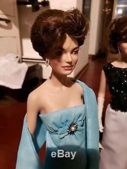 VTG Pre-owened 4 Jackie Kennedy Onasis 1 JFK doll porcelain numbered dolls