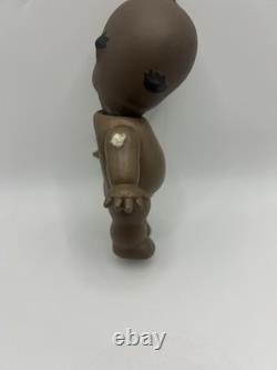 VTG RARE African-American Bisque Kewpie Baby Doll Hottentot German 5.5in EUC