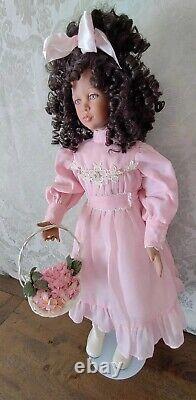 VTG RARE & LTD. MISTY By Jeanne Singer. African American Porcelain Doll MINT/BOX