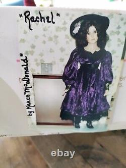 VTG RARE. RACHEL By Karen McDonald World Gallery 30 Porcelain Doll. MINT/BOX