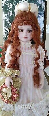 VTG RARE SUNSHINE By Jamie Englert. 19 Porcelain Gorgeous Doll. Mint/Box