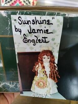 VTG RARE SUNSHINE By Jamie Englert. 19 Porcelain Gorgeous Doll. Mint/Box