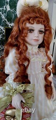 VTG RARE SUNSHINE By Jamie Englert. 19 Porcelain Gorgeous Doll. Mint/Box