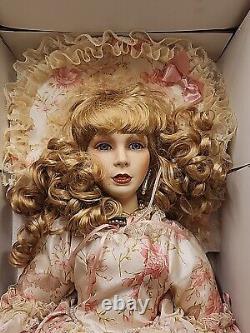 VTG Rare Treasures Forever Collection 24 Inch Porcelain Doll Anna Marie 23556