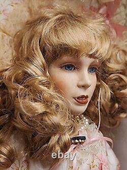 VTG Rare Treasures Forever Collection 24 Inch Porcelain Doll Anna Marie 23556