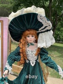 VTG WELDEN MUSEUM Fine Porcelain Doll CIMMARON 39 463/1000 By RUSTIE Box & COA