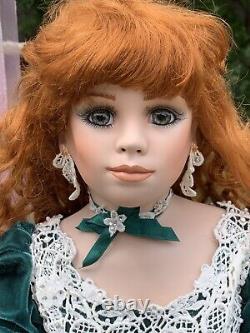 VTG WELDEN MUSEUM Fine Porcelain Doll CIMMARON 39 463/1000 By RUSTIE Box & COA