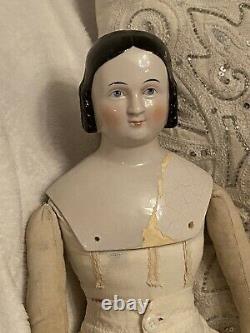 Very Rare Early Antique Sophia Smith Kestner 23 China Doll Antique Dress As Is