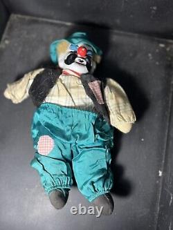 Very Rare Vintage Porcelain Clown Doll (D5)