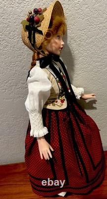 Very Rare Vtg Robert Tonner Mother Goose Doll 19 Porcelain Ltd Ed # 16/125 Sign