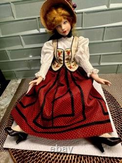 Very Rare Vtg Robert Tonner Mother Goose Doll 19 Porcelain Ltd Ed # 16/125 Sign