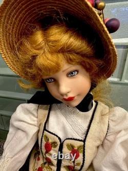 Very Rare Vtg Robert Tonner Mother Goose Doll 19 Porcelain Ltd Ed # 16/125 Sign