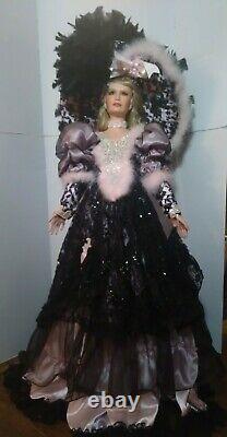 Very Tall 42 Porcelain Woman Lady Doll by Rustie, Limited Edition