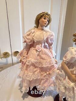 Victoria Jubilee Gorham Porcelain Vintage Collectable Doll Mom And Daughter