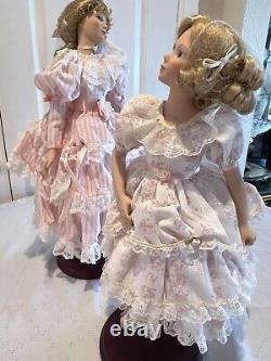 Victoria Jubilee Gorham Porcelain Vintage Collectable Doll Mom And Daughter