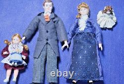 Victorian Posable Vintage Dollhouse Family Artisan Doll Porcelain or Bisque Head