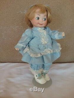 Vintage 10 googly flirty eye baby doll bisque porcelain AM Armand Marseille