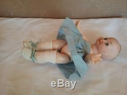 Vintage 10 googly flirty eye baby doll bisque porcelain AM Armand Marseille