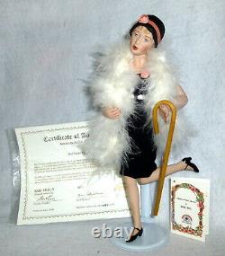 Vintage 11 KAIS American Artists signed Porcelain Flapper Doll orig box
