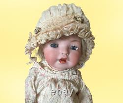 Vintage 12 Heubach Child Doll Porcelain Head Composition Body Fully Jointed