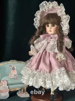 Vintage 12 Porcelain Reproduction of Antique French Jules Steiner A 9 Doll