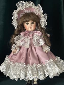 Vintage 12 Porcelain Reproduction of Antique French Jules Steiner A 9 Doll