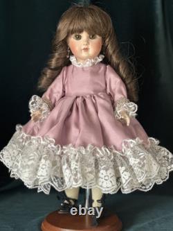 Vintage 12 Porcelain Reproduction of Antique French Jules Steiner A 9 Doll