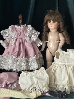 Vintage 12 Porcelain Reproduction of Antique French Jules Steiner A 9 Doll
