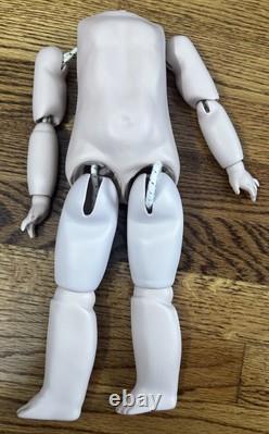 Vintage 14 IN Long Porcelain Doll Body Artist Doll Body Repro Ball Jointed Body