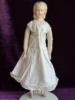 Vintage 14 Porcelain Parian China Doll by Janet Pace Emma Clear Mold