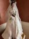 Vintage 16 Inches Bride Doll Withstand Blonde With Blue Eyes Lace Dress & Veil