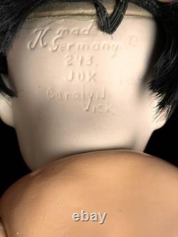 Vintage 16 Porcelain Repro. Of Antique German Kestner JDK 243 Oriental Doll