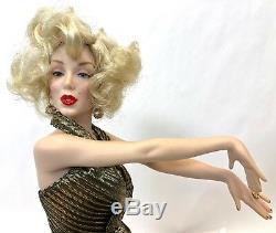 Vintage 18 Gold Blondes Franklin Mint Heirloom Estate Marilyn Monroe Doll