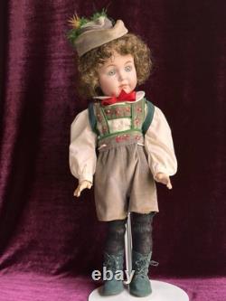 Vintage 18 Porcelain Composition Reproduction of Antique Simon Halbig Boy Doll