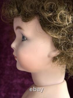 Vintage 18 Porcelain Composition Reproduction of Antique Simon Halbig Boy Doll