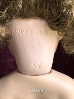 Vintage 18 Porcelain Composition Reproduction of Antique Simon Halbig Boy Doll