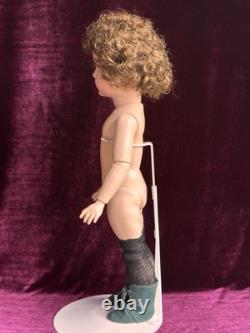 Vintage 18 Porcelain Composition Reproduction of Antique Simon Halbig Boy Doll