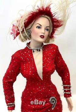 Vintage 18 Red Prefer Blonde Franklin Mint Heirloom Estate Marilyn Monroe Doll