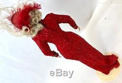 Vintage 18 Red Prefer Blonde Franklin Mint Heirloom Estate Marilyn Monroe Doll