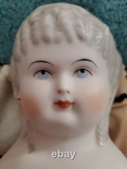 Vintage 19 1946 Bisque Emma Clear Parian Antique Artist Doll Original Clothes