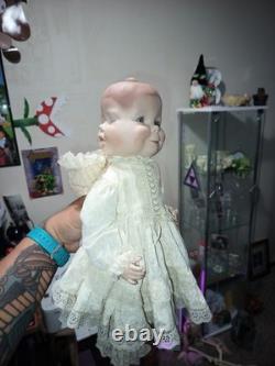Vintage 1900's Haunted 3 Faced Porcelain Doll! Very Active! - Super Creepy