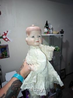 Vintage 1900's Haunted 3 Faced Porcelain Doll! Very Active! - Super Creepy