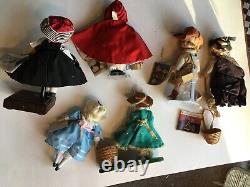 Vintage 1950s Lot of 6 World Dolls Gorham Friends Foreign Lands Magis Roma Italy