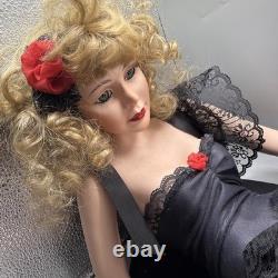 Vintage 1960s Porcelain Doll Named Veronica Limited Edition 76 Of 2000 Y2K Era