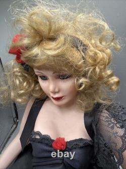 Vintage 1960s Porcelain Doll Named Veronica Limited Edition 76 Of 2000 Y2K Era