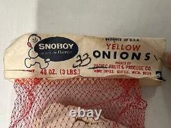 Vintage 1960s Snoboy Porcelain Doll Super Rare