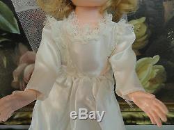 Vintage 1960s Walking Bridal Doll All Original Made Usa Porcelain Teeth 18 inch