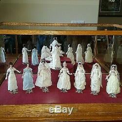 Vintage 1980's Doreen Sinnett, Miniature Doll, Wedding Dresses Showcase