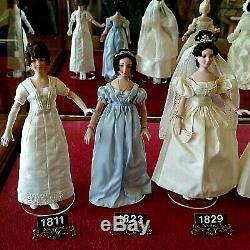 Vintage 1980's Doreen Sinnett, Miniature Doll, Wedding Dresses Showcase