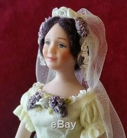 Vintage 1980's Doreen Sinnett, Miniature Doll, Wedding Dresses Showcase